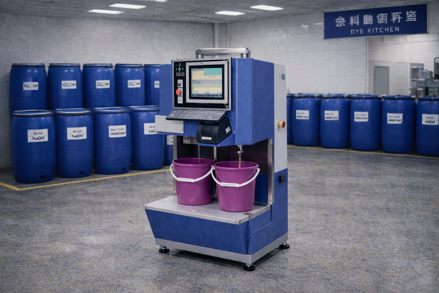 SLD 染色助劑自動計量系統